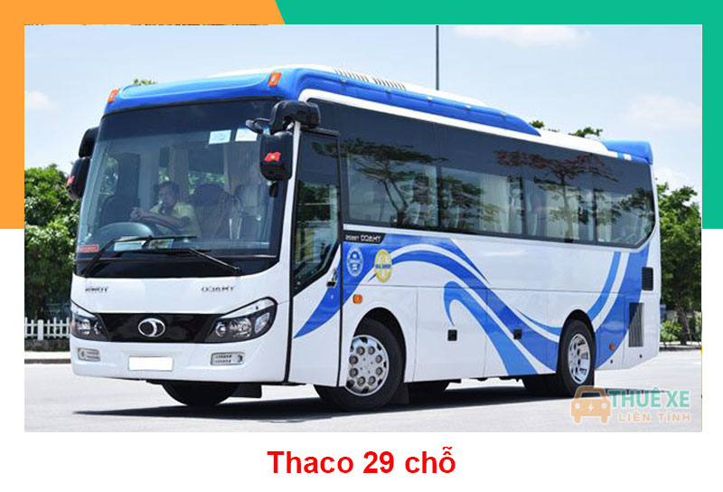 Thuê xe 29 chỗ có tài xế Thaco