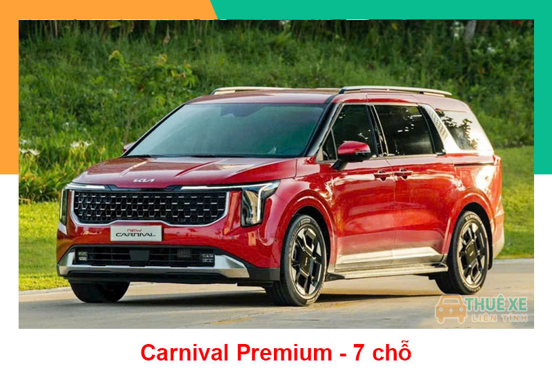 Thuê xe carnival 7 chỗ có tài xế premium