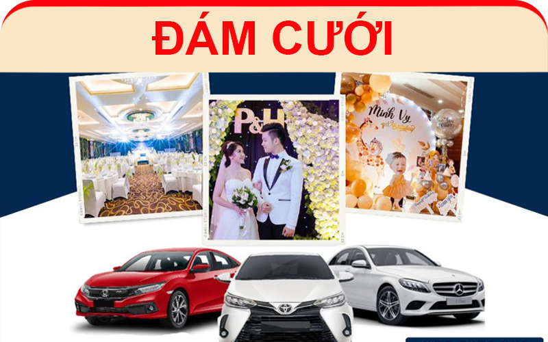 Dịch vụ thuê xe đám cưới có tài xế tại Thuê Xe Liên Tỉnh