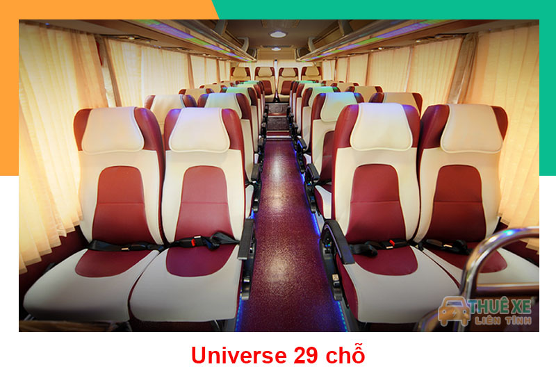 Thuê xe 29 chỗ có tài universe tại TPHCM