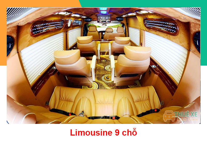 Thuê xe limousine 9 chỗ có tàI