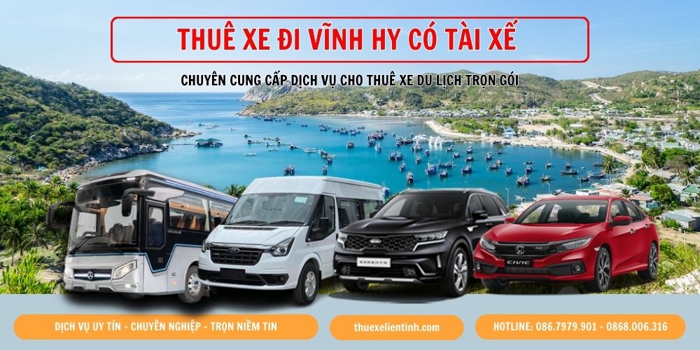 [2025] Bảng Giá Thuê Xe Đi Vĩnh Hy 4,7,9,12,29,45 Chỗ Từ TP.HCM