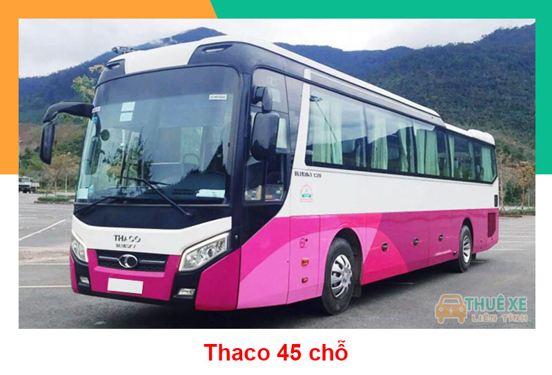 Thuê xe limousine có tài xế 45 chỗ Thaco tại TPHCM